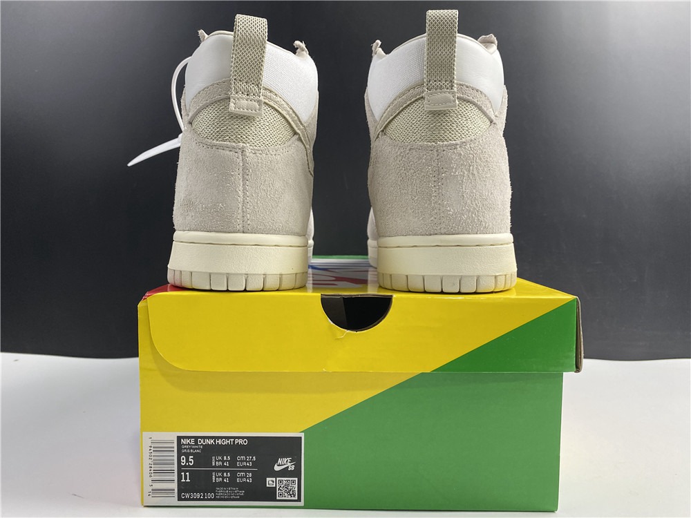 DUNK HIGHT PRO GREY WHITE CW3092 100